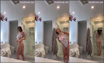 Sophie Mudd Nude shower Fansly Video Leaked