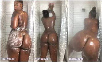 TrueMahogany Nude Sopay Shower Ebony Solo OnlyFans 