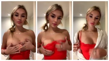 Breckie Hill Topless Boobs Tease Only Fans 